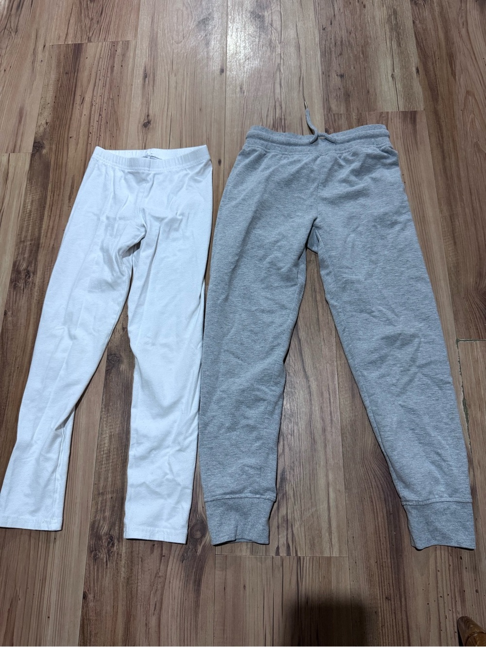 Kids White and Gray Bottoms Set - Comfortable Everyday Wear